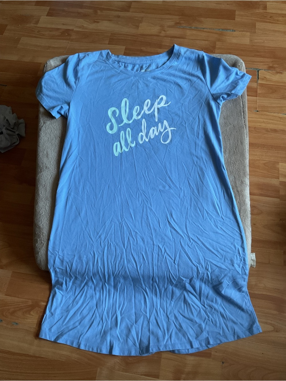 Sonoma Light Blue 'Sleep All Day' Women's Nightshirt